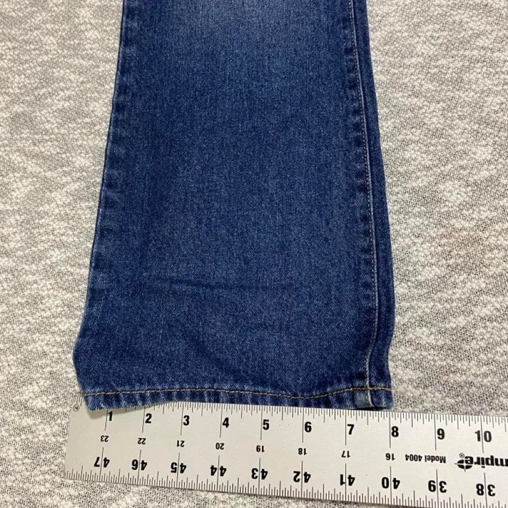 Place Blue Bootcut Jeans kids Size 12 distressed bottom. SKU-B192#bootcut